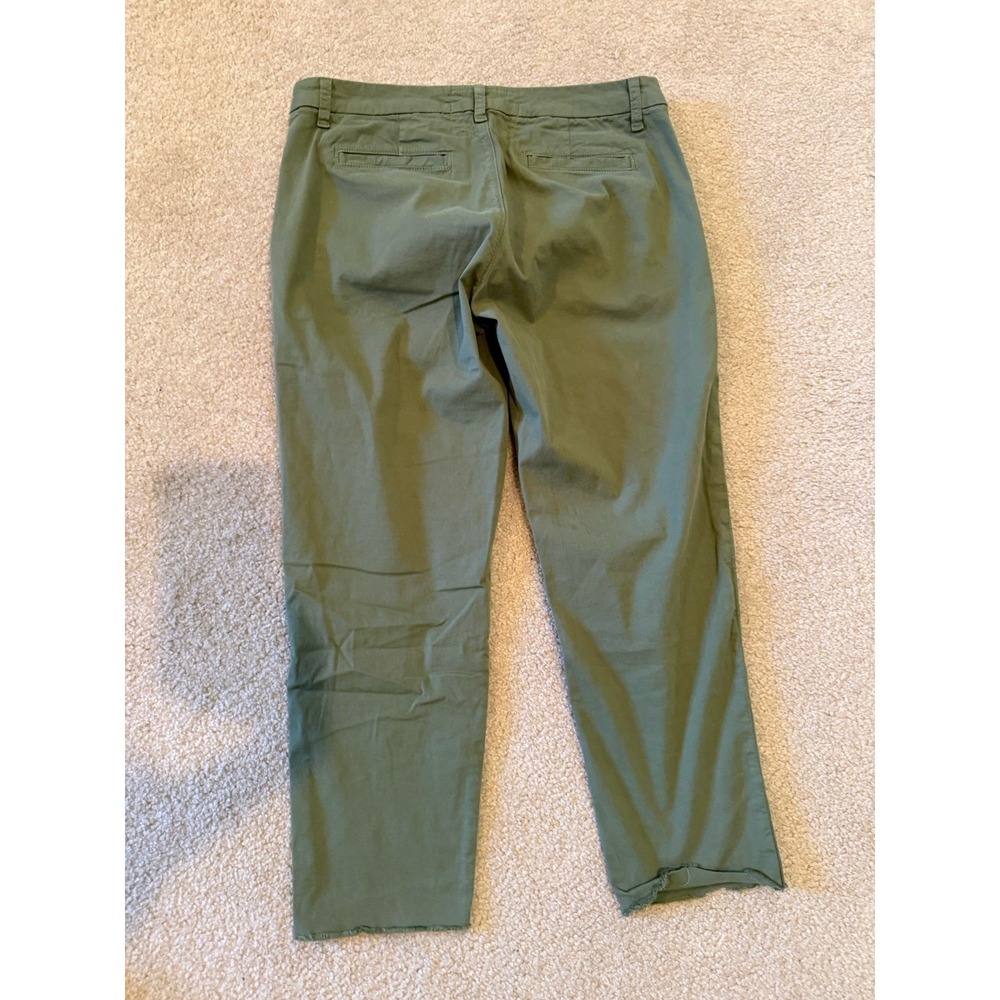 Frank & Eileen Wicklow The Italian Chino in Sage Green Raw Hem size 6 - Picture 6 of 6